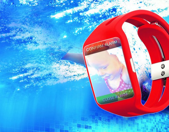 Drowning baby, alarm in the smartwatch